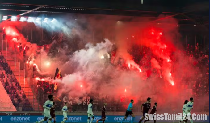 Violences a Lausanne match Lausanne Sport vs Servette degenere 20 minutes 03 03 2025 09 21 PM