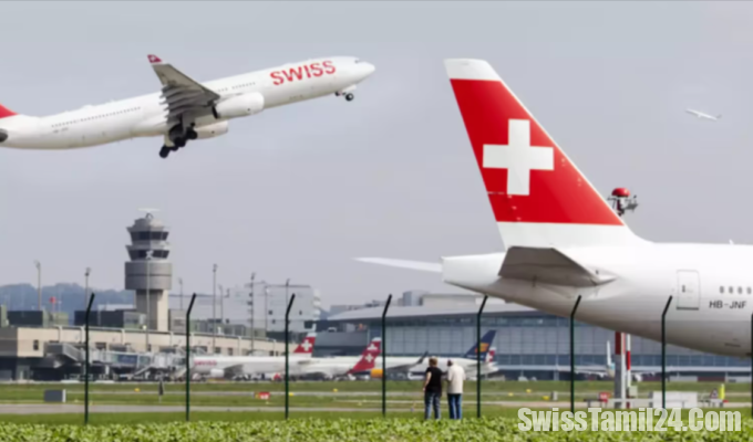 சூரிச் விமான நிலையத்தில்