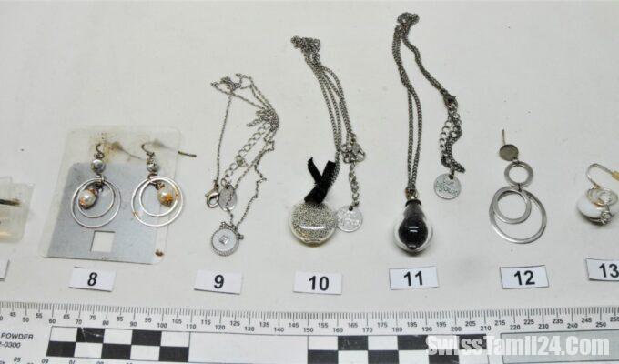 Photos de bijoux retrouves ou saisis le 28.03 2