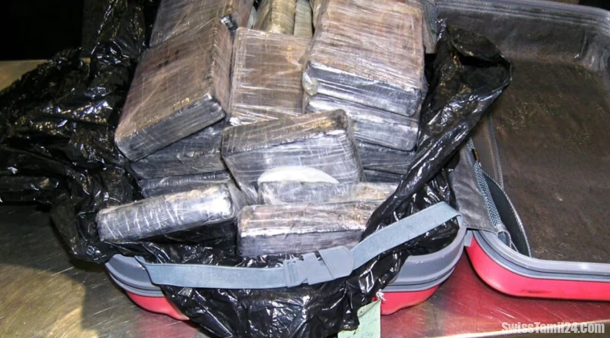 சூரிச் விமான நிலையத்தில் முதல் காலாண்டில் 680 கிலோகிராம் போதைப்பொருள் பறிமுதல்