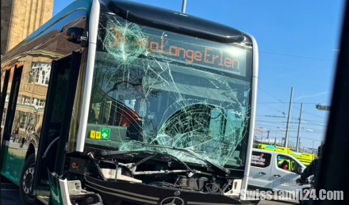 Schwerer Verkehrsunfall in Basel1