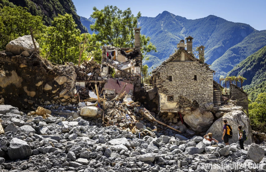 கனமழை மற்றும் பனிப்பொழிவு வாலைஸ் மாகாணத்தில் பல பகுதிகளில் சாலைகள் மூடல்.!!