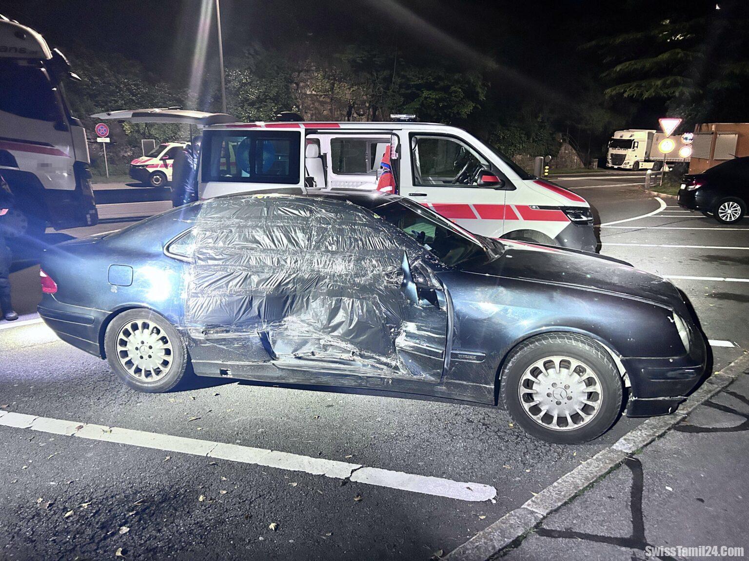 ஸ்விஸ் கன்டோனில் சேதமடைந்த காரில் தூங்கிய நபருக்கு ஏற்பட்ட விபரீதம்
