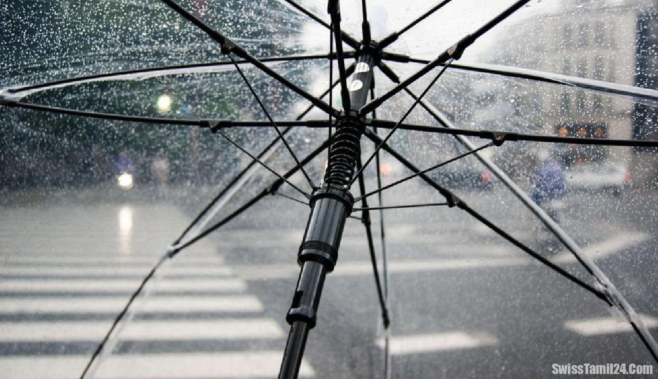 சுவிட்சர்லாந்தில் சில இடங்களில் இடியுடன் கூடிய மழை..!!