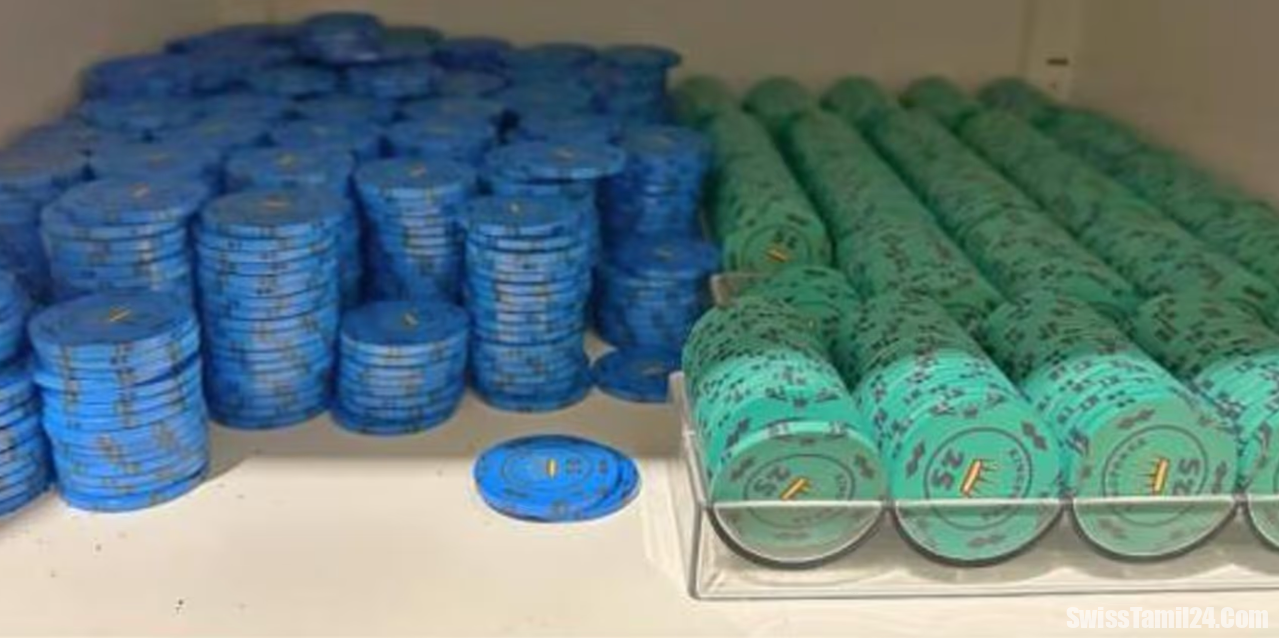 சூரிச்சில் சட்டவிரோத சூதாட்ட நிறுவனம் சோதனை – பணம், ஆயுதம் மீட்பு