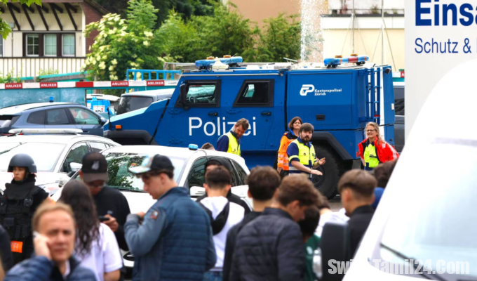 Weiningen ZH Grosser Polizeieinsatz im Limmatta