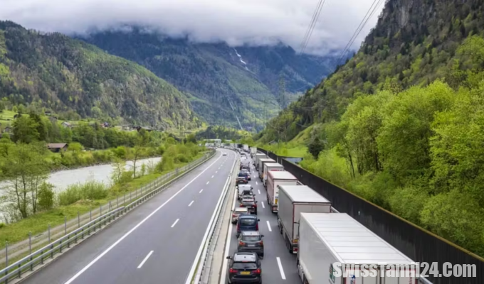 gothard tunnel stau