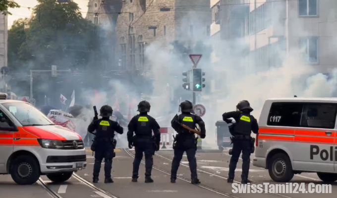 பாலஸ்தீன ஆதரவு ஆர்ப்பாட்டம்