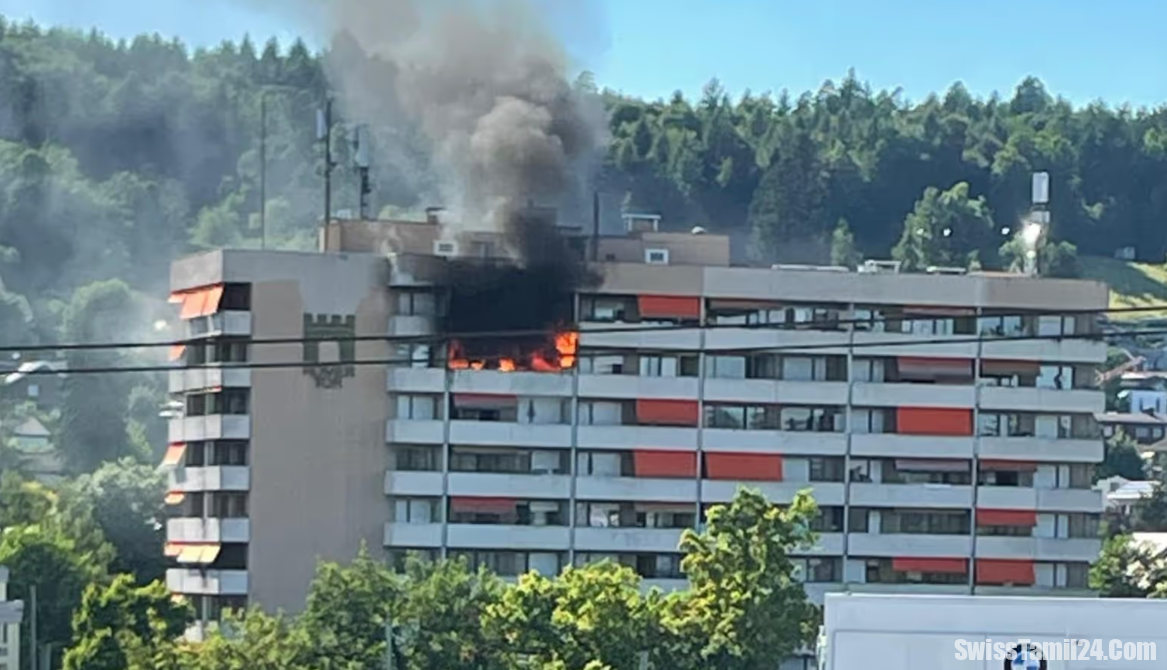 வின்டர்தூரில் குடியிருப்புப் கட்டிடத்தில் தீவிபத்து – பல்லாயிரக் கணக்கில் சொத்த சேதம்