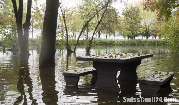 Das regnerische Wetter der vergangenen
