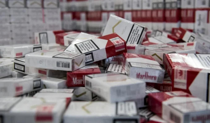 Invaded by illegal cigarettes