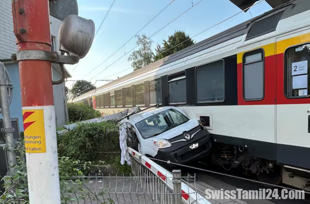 சூரிச் – ஹோர்கனில் பயங்கர ரயில் விபத்து : ஒருவர் காயம், ஒருவர் கைது