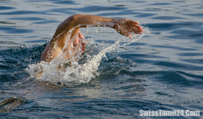 Schweizer Sportler bei Triathlon in Salzburger