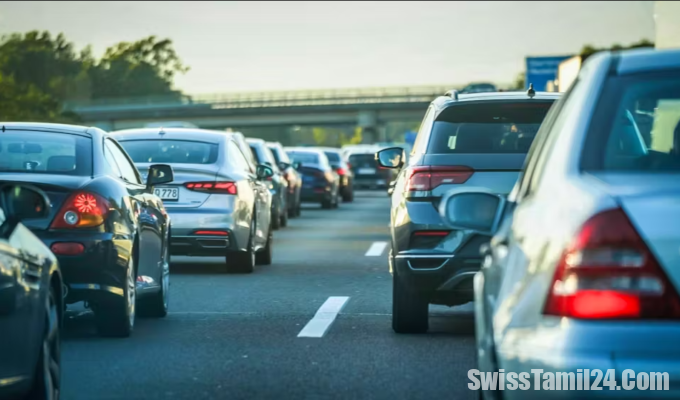 a1 bei bern autofahrer nutzt rettungsgasse 600 franken busse