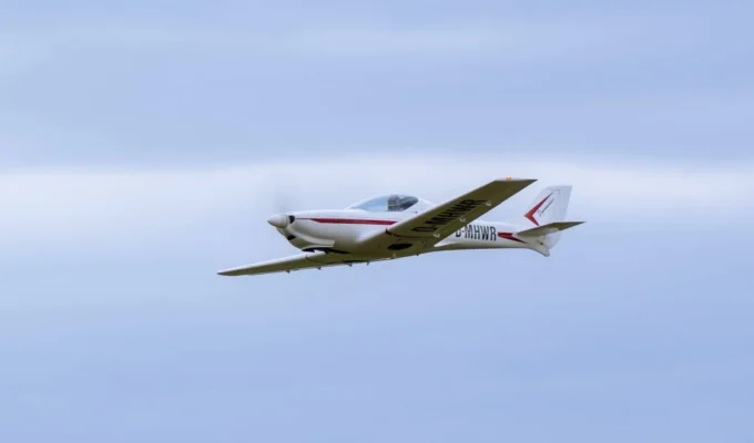 A small plane crashed