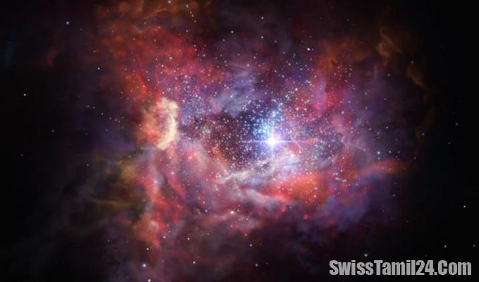 Cosmic dust will be over Switzerland tonight
