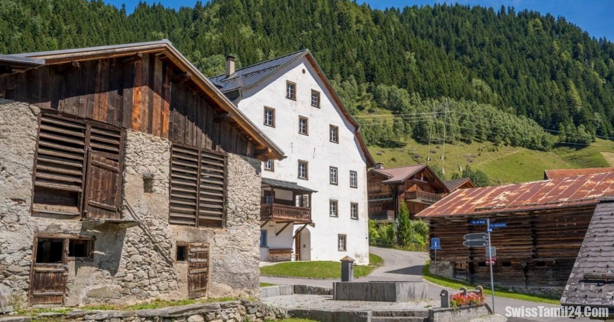 சுவிட்சர்லாந்தின் அழகிய கிராமங்களின் பட்டியலில் செட்ரூன் (Sedrun) கிராமம்