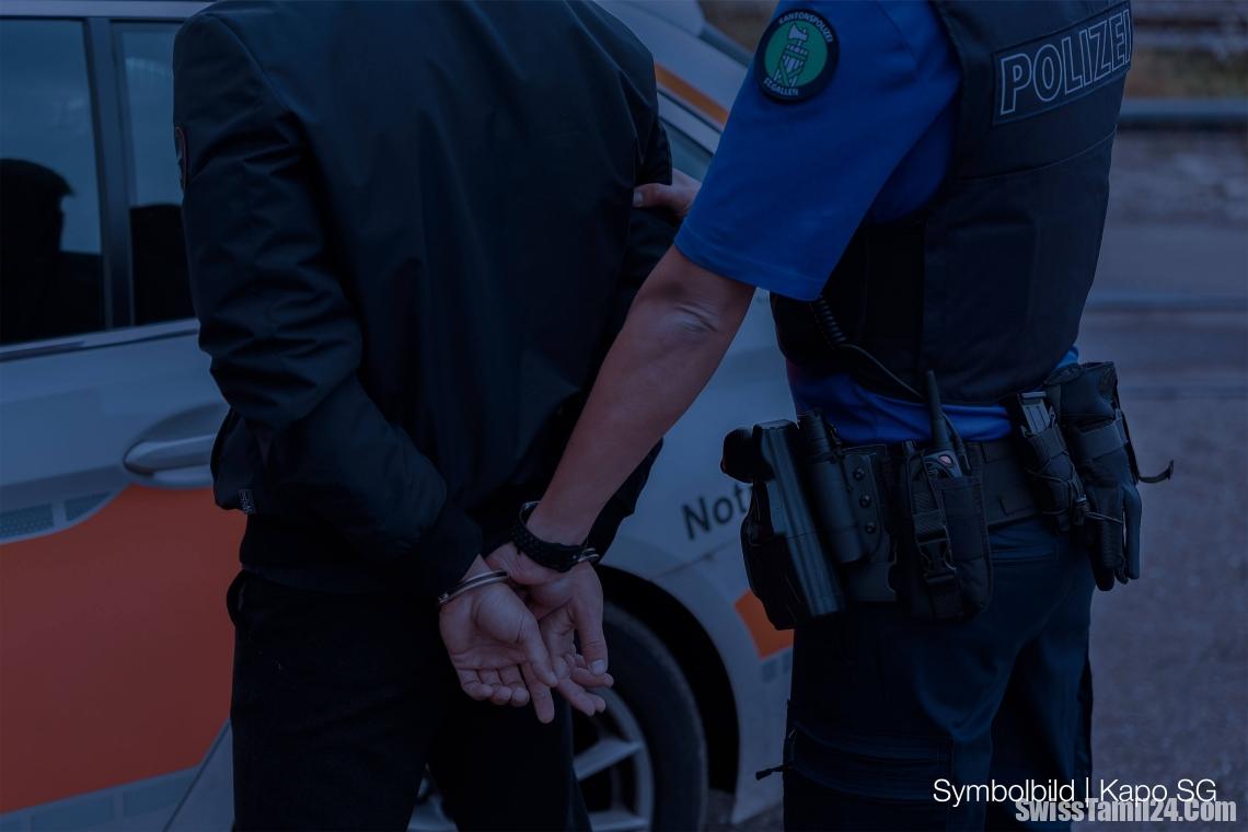 சென்ட்கேலன் நகரில் மோதலில் ஈடுபட்ட இருவர் போலீசாரால் கைது.!!