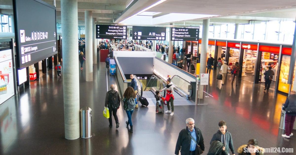 சூரிச் விமான நிலையத்தில் திருட்டு சம்பவங்கள்: நான்கு பேர் கைது