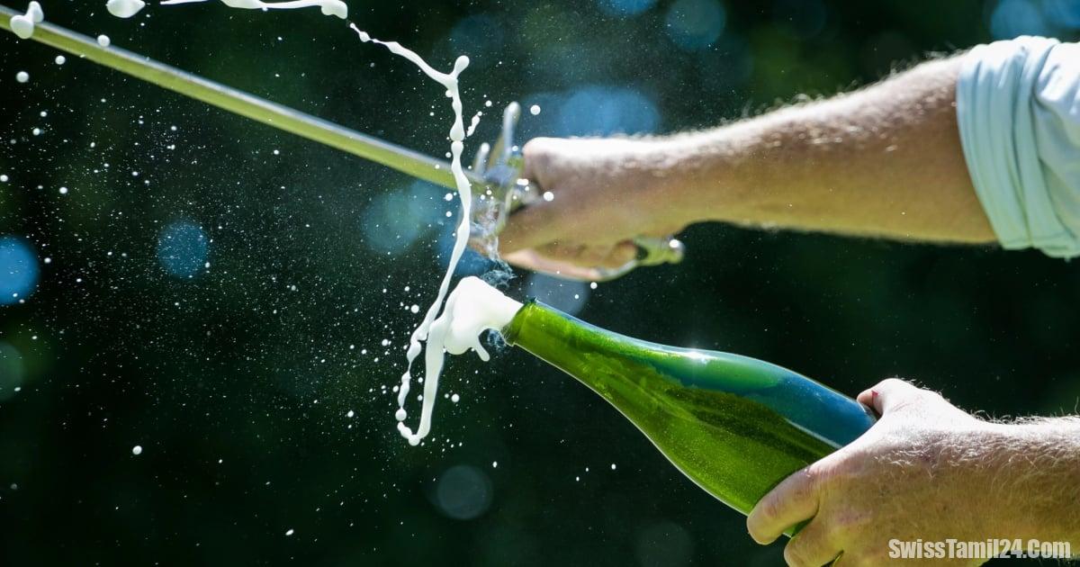 சுவிட்சர்லாந்தில் ஒரே நேரத்தில் 1088 மது போத்தல்களை திறந்து கின்னஸ் உலக சாதனை