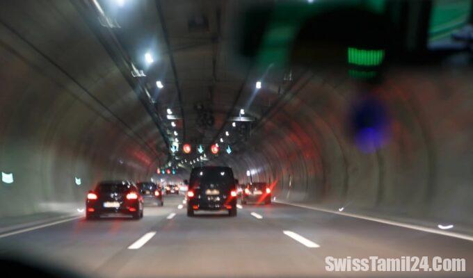 சுரங்கப்பாதையில் மணிக்கு 147 கிமீ வேகத்தில் சென்று விபத்து : 2 ஆண்டுகள் சிறை.! 6 கன்டோன்