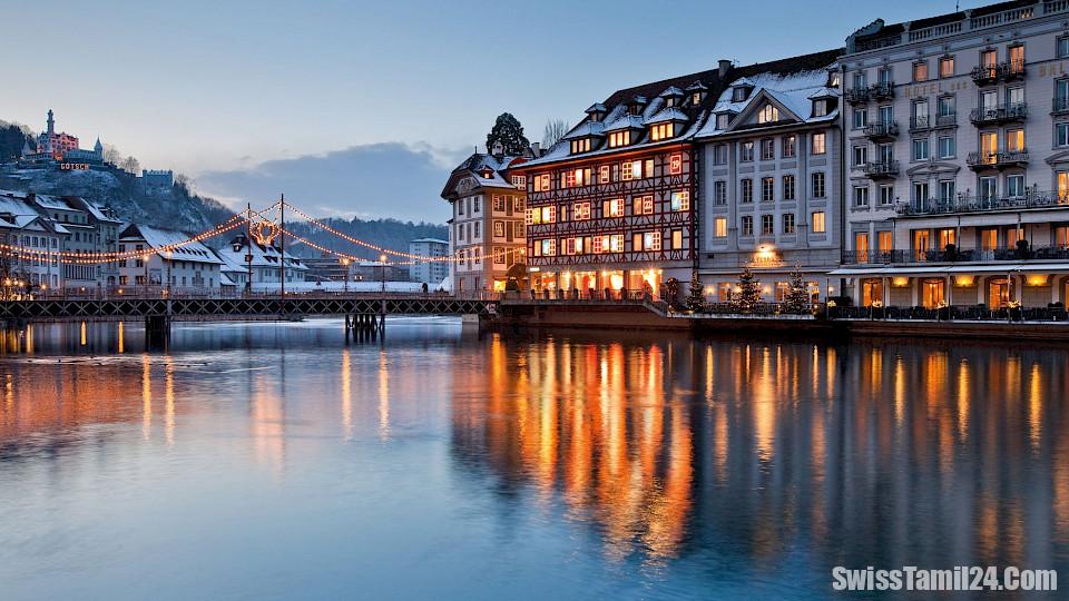 ஐரோப்பாவின் அழகான குளிர்கால நகரங்களில் இரண்டு சுவிஸ் நகரங்கள் இடம்பிடிப்பு