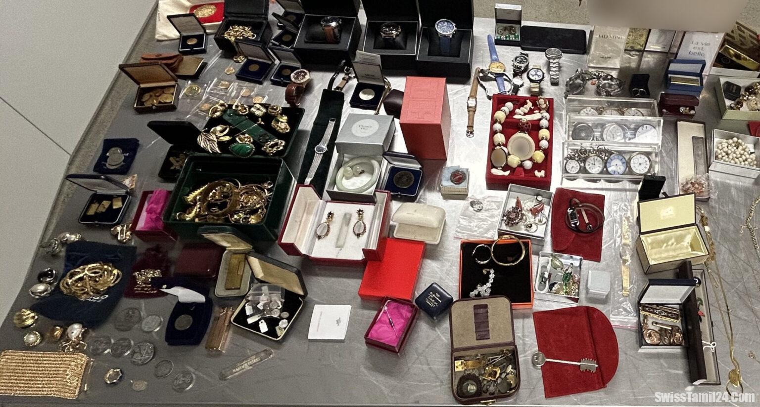 சுவிட்சர்லாந்தின் தெற்கு எல்லை பகுதியில் சோதனை : லட்சக்கணக்கான திருட்டுப் பொருட்கள் பறிமுதல்