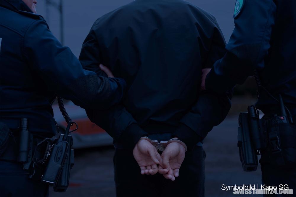 சென்ட்கேலனில் வாகன பழுதுபார்ப்பு நிலையத்தில் திருட்டு முயற்சி: நான்கு பிரெஞ்சு இளைஞர்கள் கைது