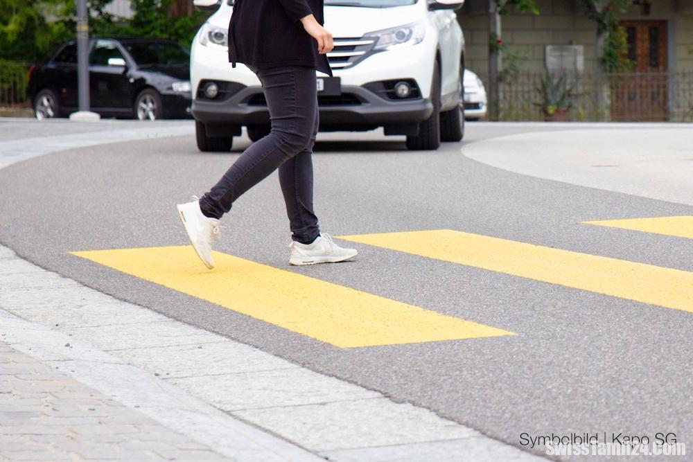 சென்ட்கேலனில் பாதசாரி கடவையில் விபத்து: 37 வயது பெண் காயம்