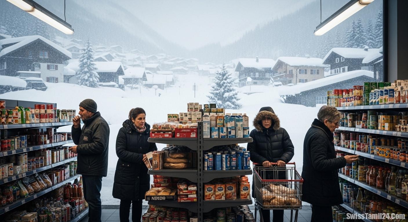 வலைஸ் மாகாணத்தில் கடும் பனிப்பொழிவு: அத்தியாவசிய பொருட்களுக்கு தவிக்கும் மக்கள்