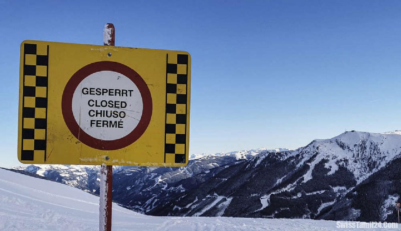 வலைஸ் பகுதியில் பனிச்சரிவு அபாயம் அதிகரிப்பு: அதிகாரிகள் எச்சரிக்கை