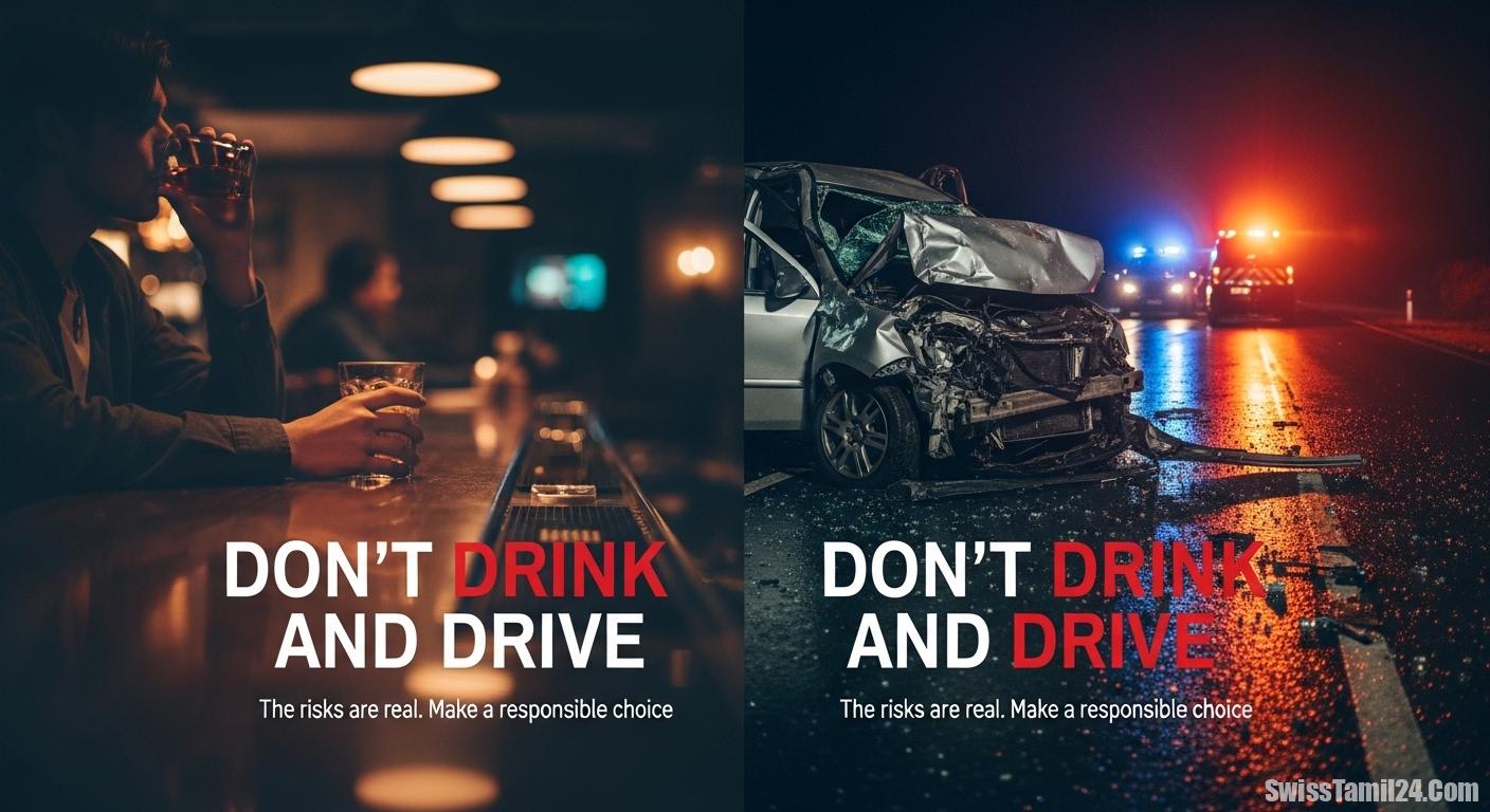 10 ஆண்டுகளில் 1 லட்சம் பேர்! சுவிட்சர்லாந்தில் தொடரும் Drink & Drive பிரச்சினை.!!!