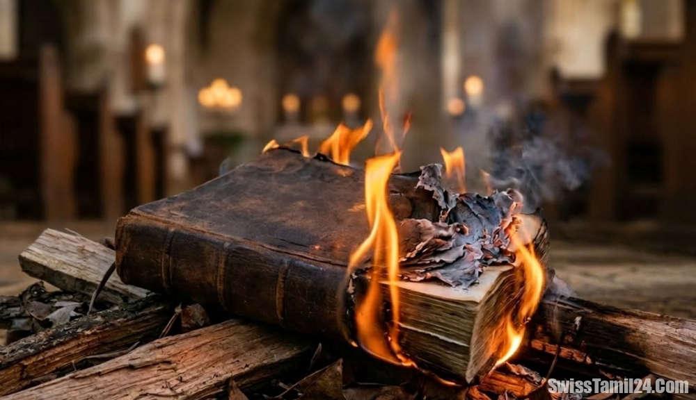 வோட் கன்டோனில் தேவாலயத்தில் தீ விபத்து: பெண் ஒருவரிடம் விசாரணை