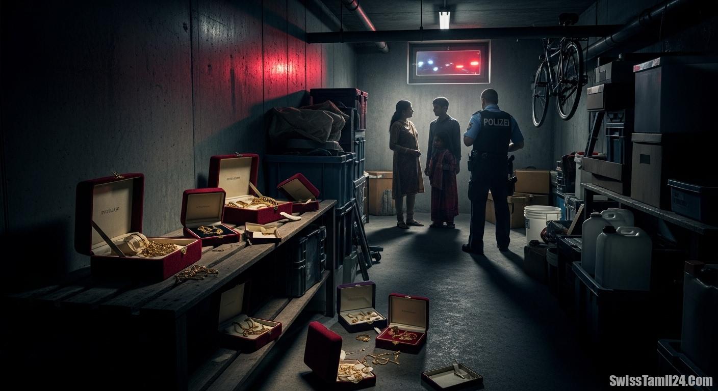 சூரிக் அருகே தமிழர் வீட்டில் பெருமளவான தங்க நகைகள் திருட்டு.!!