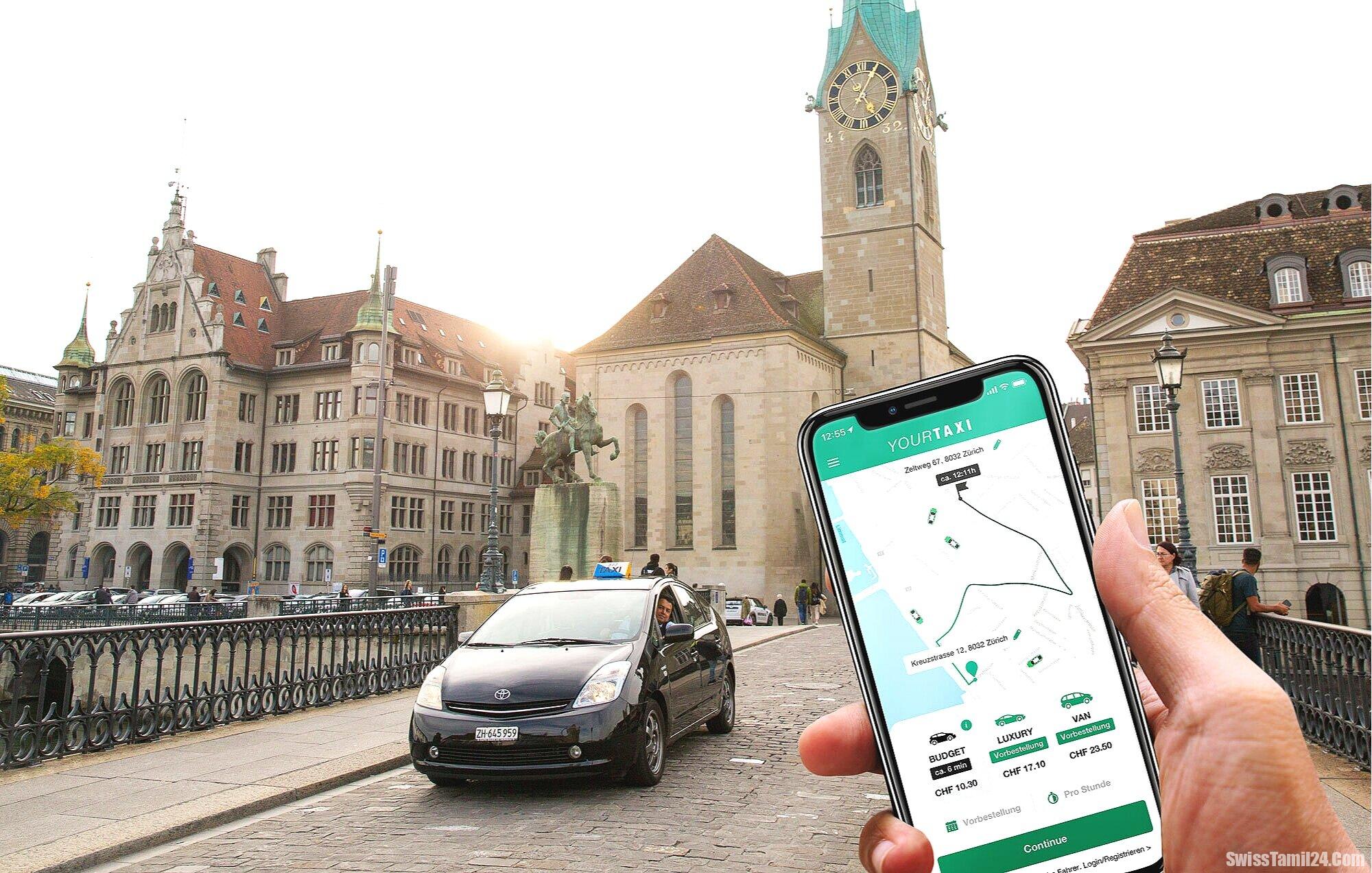 சூரிச்சில் டாக்ஸி கட்டணங்கள் அதிகரிப்பு குறித்து பயணிகள் புகார்