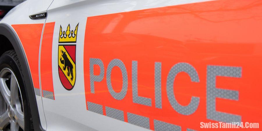 பேர்ன் (Bern) கன்டோனில் போலீஸை தவிர்த்து தப்பிய ஓட்டுநர் ஓடும் காரிலிருந்து குதித்து தப்பியபோது கைது