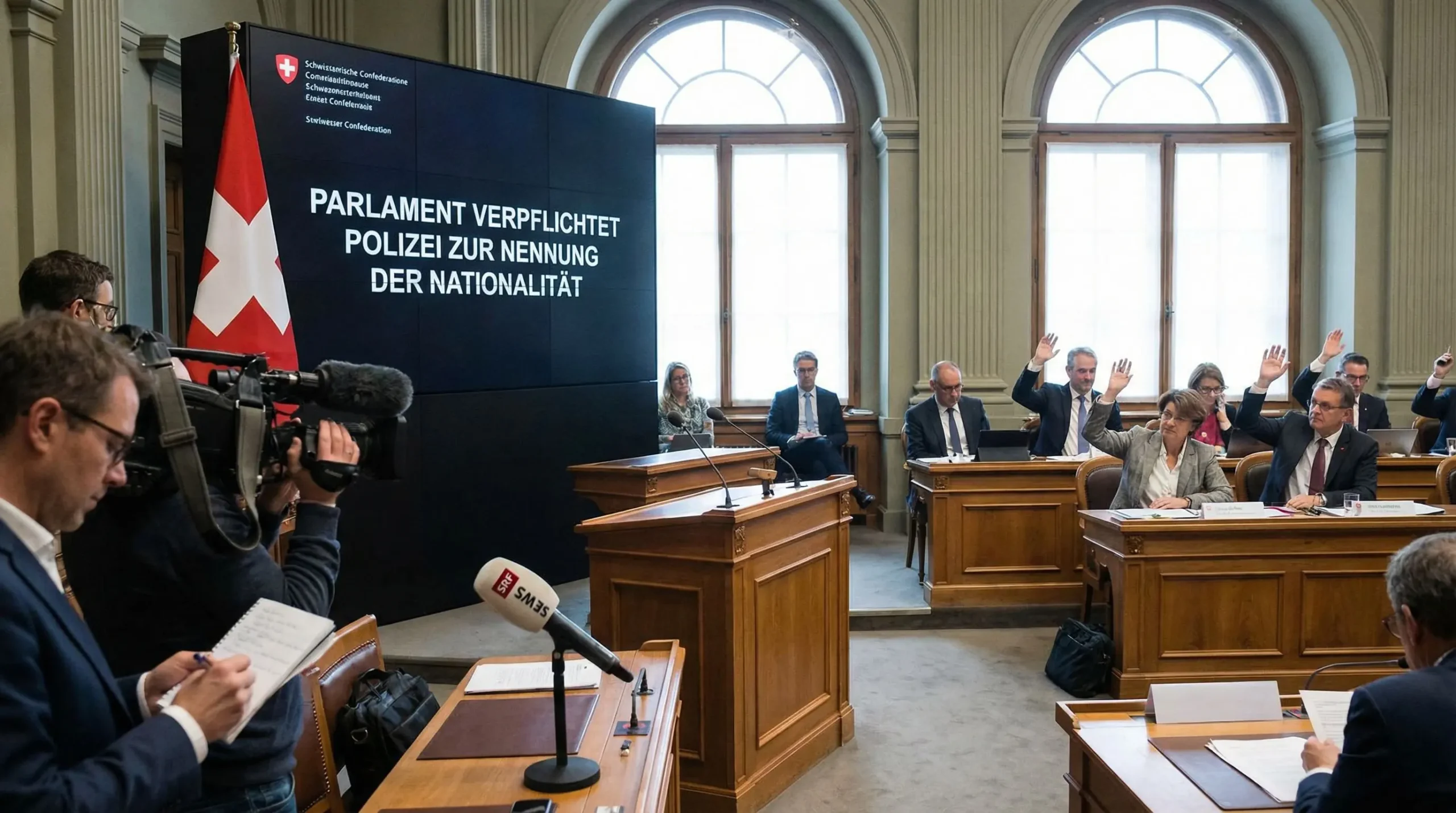 குற்றவாளிகளின் தேசியத்தையும் வெளியிட வேண்டும்: சுவிஸ் நாடாளுமன்ற மேலவையின் முடிவு