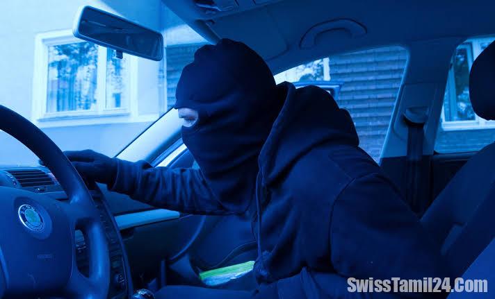 Schaffhausen கன்டோனில் நியூஹவுசன் பகுதியில் இரவில் கார்கள் உடைத்து திருட்டு