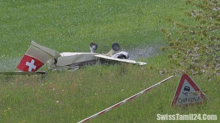 பெர்ன் கன்டோனில் சிறிய விமானம் விபத்து: விமானி உயிரிழப்பு