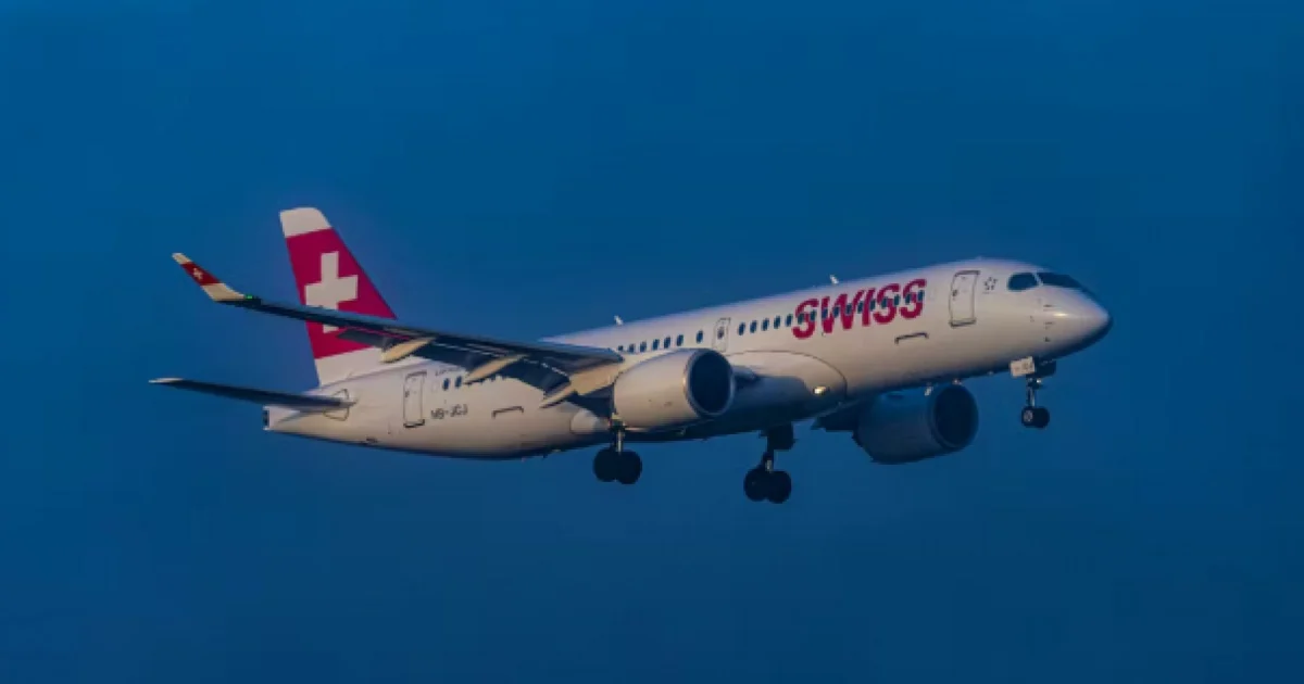 ஜெனீவா விமான நிலையத்தில் அவசரமாக தரையிறக்கப்பட்ட SWISS விமானம்