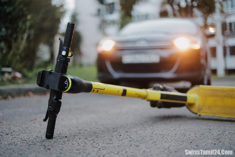 சூரிச்சில் மின்சார ஸ்கூட்டர் விபத்து: 48 வயது நபர் தீவிர காயம்